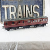 0 Gauge Course Scale Kit Built Carriage LMS 91 3rd Class