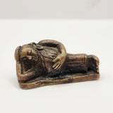 Collection of Bronze Antique Eastern Diety Buddhas Dorje Vajra and Dog of Foo