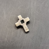 Seven Vintage Silver Pendants, Crosses, Scorpion, 21 and Prayer Hands