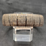 Vintage Italy 925 Silver Snake Effect Etched Bracelet/ Bangle