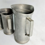 Set of 7 Etain 90 Pewter Measures From A Litre to A Centilitre.