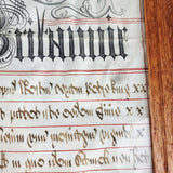Antique 18th Century George I Velham Deed. British Museum Translation.