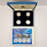 £1 Coins 2003 United Kingdom Silver Proof Pattern Collection