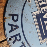 Vintage Chevrolet Enamel Wall Sign