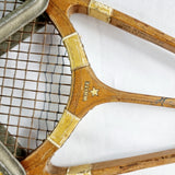 Rare Vintage Hazells Streamline White Star Tennis Racket