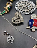 Collection Joblot Costume Jewellery Enamel Marcasite Brooches Pendant Animals