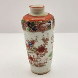Antique Pair of Meiji Period Kutani Ware Miniature Vases.