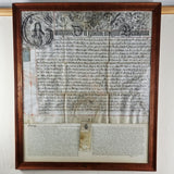 Antique 18th Century George I Velham Deed. British Museum Translation.