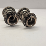 Antique Pair of Silver Candle Sticks