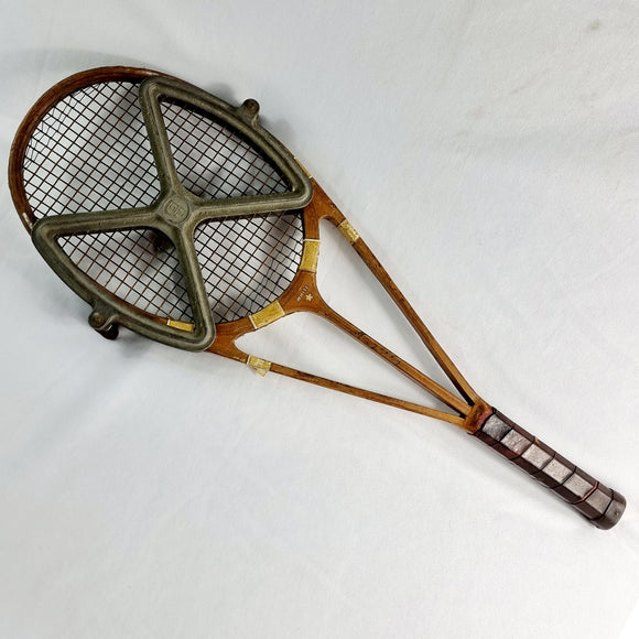Rare Vintage Hazells Streamline White Star Tennis Racket