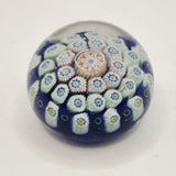 Two Vintage Millefiori Glass Paperweights.