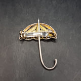 Four Vintage Silver and White Metal Wire Brooches