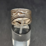 Vintage Studio Folded Sheet of Silver 925 Ring Size N