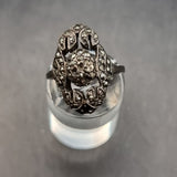 Vintage Sterling silver Marcasite Art Deco Style Ring Size M