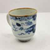 Collection of Three Antique Cups/Bowls Meissen, Worcester, and Staffordshire.
