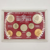 1966/1967 Coinage of Great Britain Buckingham Palace Cased Coins