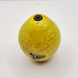 Vintage Phoenician Glass Paperweight Malta Lemon