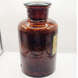 Vintage Antique Large green Camphora chemist's jar