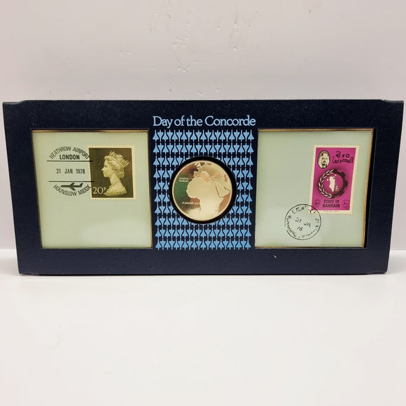 First Day Cover Silver Coin Day of the Concorde