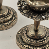 Antique Pair of Silver Candle Sticks