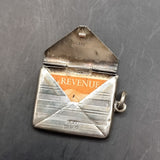 Antique 1913 Albert Ernest Jenkins Chester Silver Envelope Stamp Holder