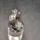 Vintage Aquamarine and Silver Ring Size N