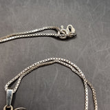 Vintage Silver Love Heart Locket on Silver Chain
