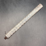 Vintage Italy 925 Silver Snake Effect Etched Bracelet/ Bangle