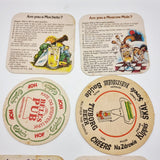Vintage Beer Mats Smirnoff Cocktails Bells Pub and Tuborg Beer