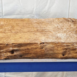 3.6 metres Long Waney Edged Oak Counter or Bar top. Stunning.