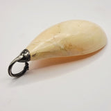Antique Rare Continental Large Mussel Feeder with Silver Handle