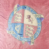 Antique Mid 19th Century Silk Royal Standard Flag Royal Coat of Arms