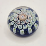 Two Vintage Millefiori Glass Paperweights.