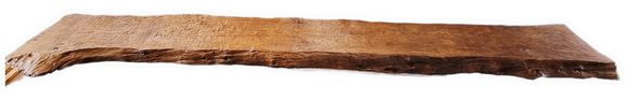 3.6 metres Long Waney Edged Oak Counter or Bar top. Stunning.