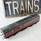0 Gauge Course Scale Kit Built Carriage LMS 91 3rd Class