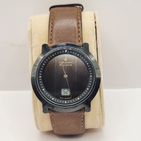 Junghans Mega Solar Ceramic made in Germany Gents Wristwatch. 30m WR.