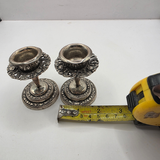 Antique Pair of Silver Candle Sticks