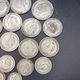 Collection of Pre 47 silver coins. Half Crowns, Shillings, Florin and Six Pence Coins