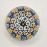 Two Vintage Millefiori Glass Paperweights.