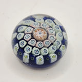 Two Vintage Millefiori Glass Paperweights.
