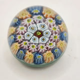 Two Vintage Millefiori Glass Paperweights.