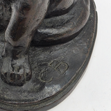 Vintage Bronze Cat Figurine