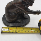 Vintage Bronze Cat Figurine