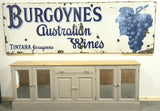 Rare Late Victorian Enamel Burgoyne's Australian Wine Sign Extremely Large - Attrells