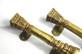 Pair of Early 20th Century Brass Candle Wall Sconces - Attrells
