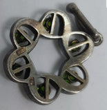 Edwardian silver citrine and paste pendant - Attrells