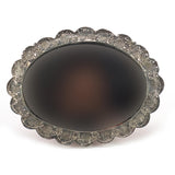 Ottoman Turkish Cemal 900 Silver Marriage Mirror