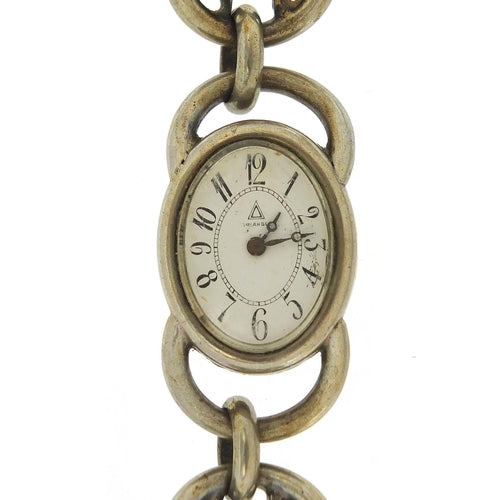 Triangle Silver Watch