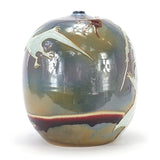 Chinese Jingdezhen Pterodactyl Samurai Vase