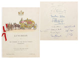 Mount Everest Expedition Signed by Edmund Hillary and other Members of the Team